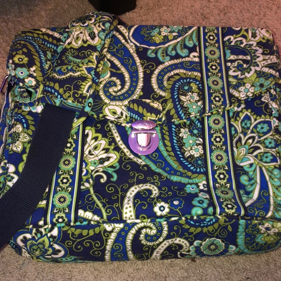 Vera Bradley Rhythm and Blues Attaché Case - Picture 1 of 5